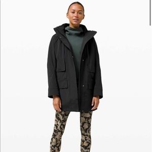NWT Lululemon Come and Go jacket - Black SZ 0